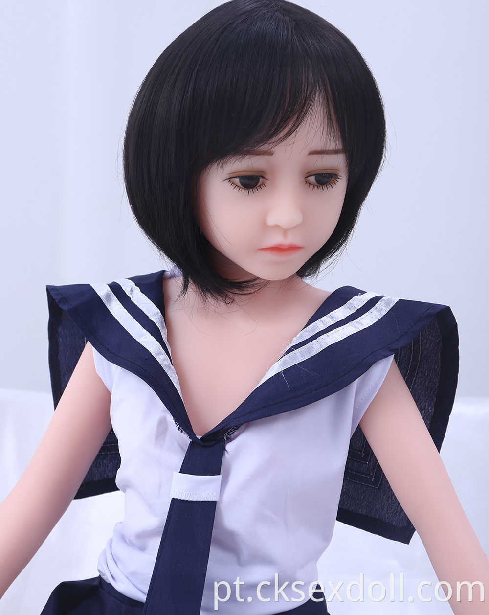 flat chest young girl doll